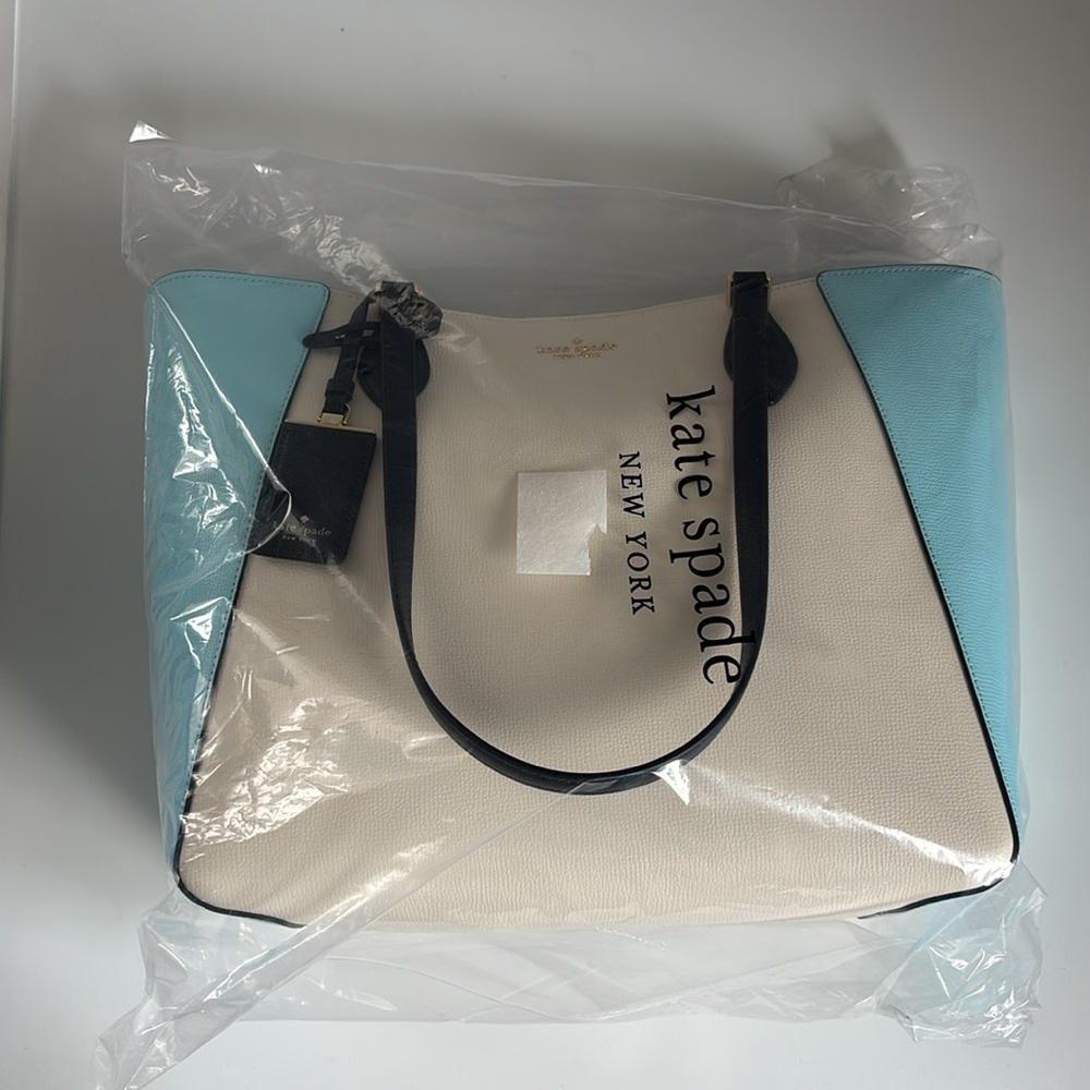 🆕 KATE SPADE | Large Poppy Colorblock Tote - Picture 16 of 16